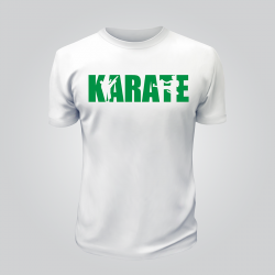 Tricou alb - Karate