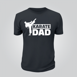 Tricou negru - Karate Dad