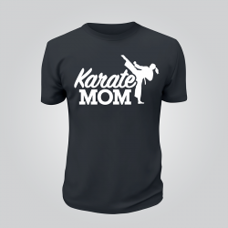 Tricou negru - Karate Mom