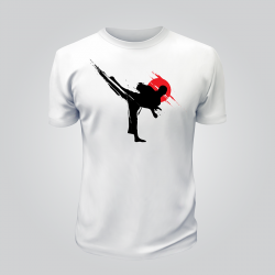 Tricou Karate si luna